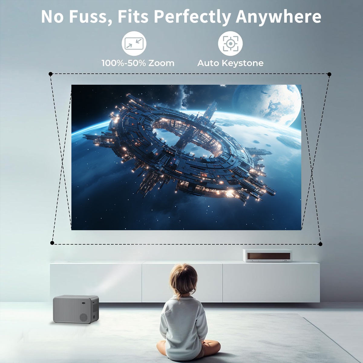 Mini Portable Full Hd Projecto - Home Cinema Tv Screen ulasan dan harga